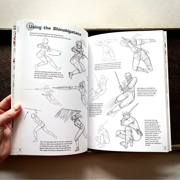 BOOK • “How to Draw Manga: Ninja & Samurai Portrayal” • - Picture 10 of 14